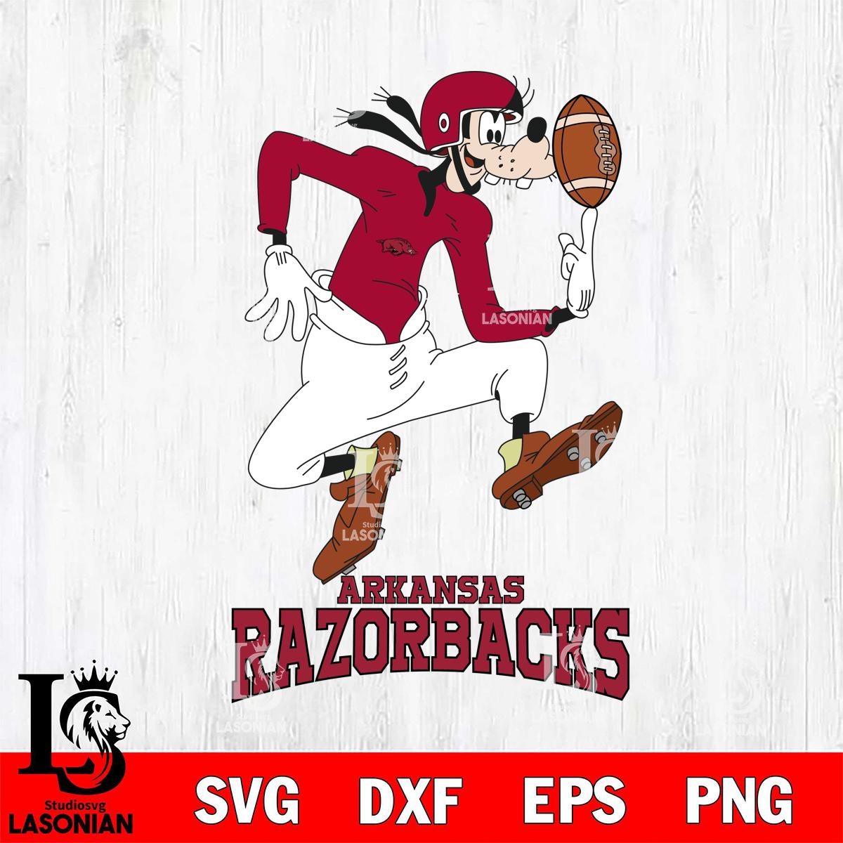 Circus Razorback Arkansas Razorbacks Goofy Circus Football – lasoniansvg