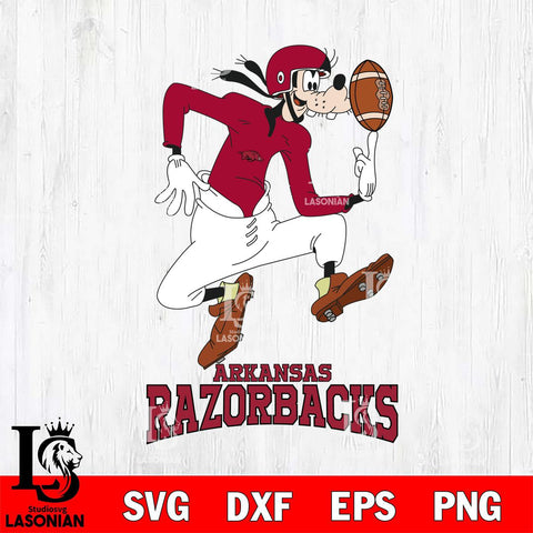 Arkansas Razorbacks Goofy Circus Football SVG DXF EPS PNG FILE,NCAA svg ,Football Digital Download,Instant Download, Silhouette