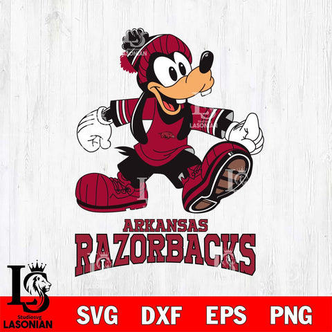 Arkansas Razorbacks Goofy Cool Sport SVG DXF EPS PNG FILE,NCAA svg ,Football Digital Download,Instant Download, Silhouette