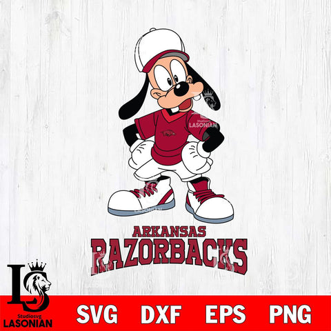 Arkansas Razorbacks Goofy Sport SVG DXF EPS PNG FILE,NCAA svg ,Football Digital Download,Instant Download, Silhouette