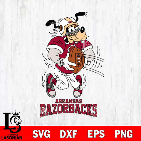 Arkansas Razorbacks Goofy Sport Football SVG DXF EPS PNG FILE,NCAA svg ,Football Digital Download,Instant Download, Silhouette