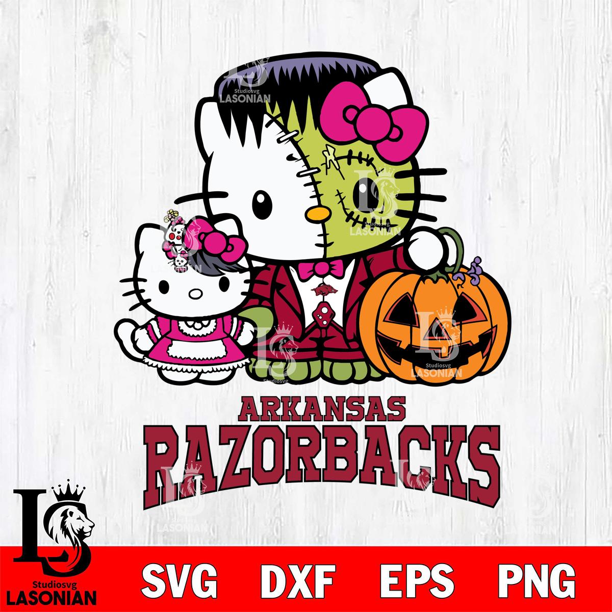 Arkansas Razorbacks Hello Kitty Horror 10 – lasoniansvg
