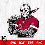 Arkansas Razorbacks Jason Voorhees Horror 6 Svg Eps Dxf Png File, NCAA svg, Digital Download, Instant Download