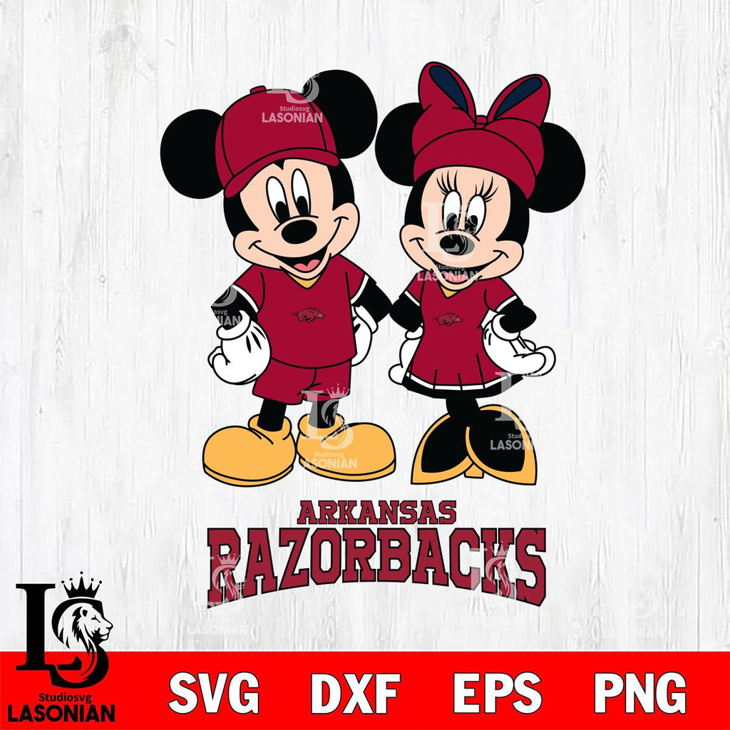 Razorbacks Riby Arkansas Razorbacks Mickey Minnie Rugby – lasoniansvg