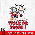 Arkansas State Red Wolves Bluey Trick or Treat Halloween Svg Eps Dxf Png File, Digital Download, Instant Download