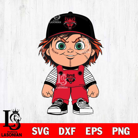 Arkansas State Red Wolves Chucky Horror Svg Eps Dxf Png File, NCAA svg, Digital Download, Instant Download