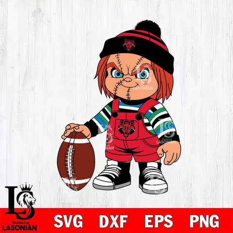 Arkansas State Red Wolves Chucky Horror 6 Svg Eps Dxf Png File, NCAA svg, Digital Download, Instant Download