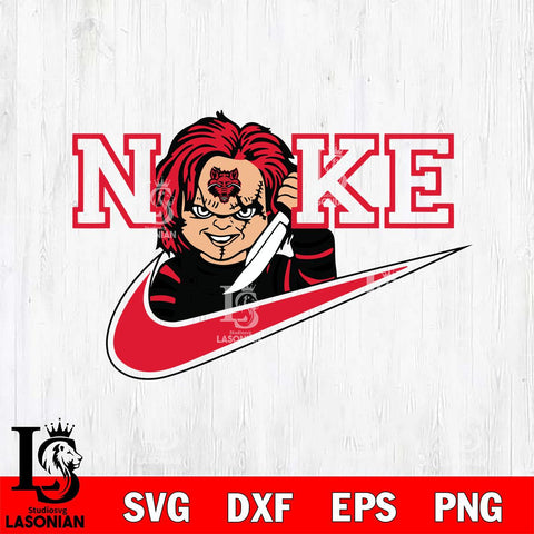 Arkansas State Red Wolves Chucky Nike Svg Eps Dxf Png File, Digital Download, Instant Download