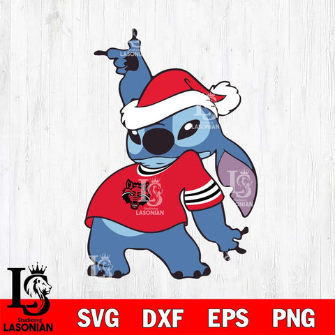 Arkansas State Red Wolves Disney Lilo & Stitch Christmas Svg Eps Dxf Png File, Digital Download, Instant Download