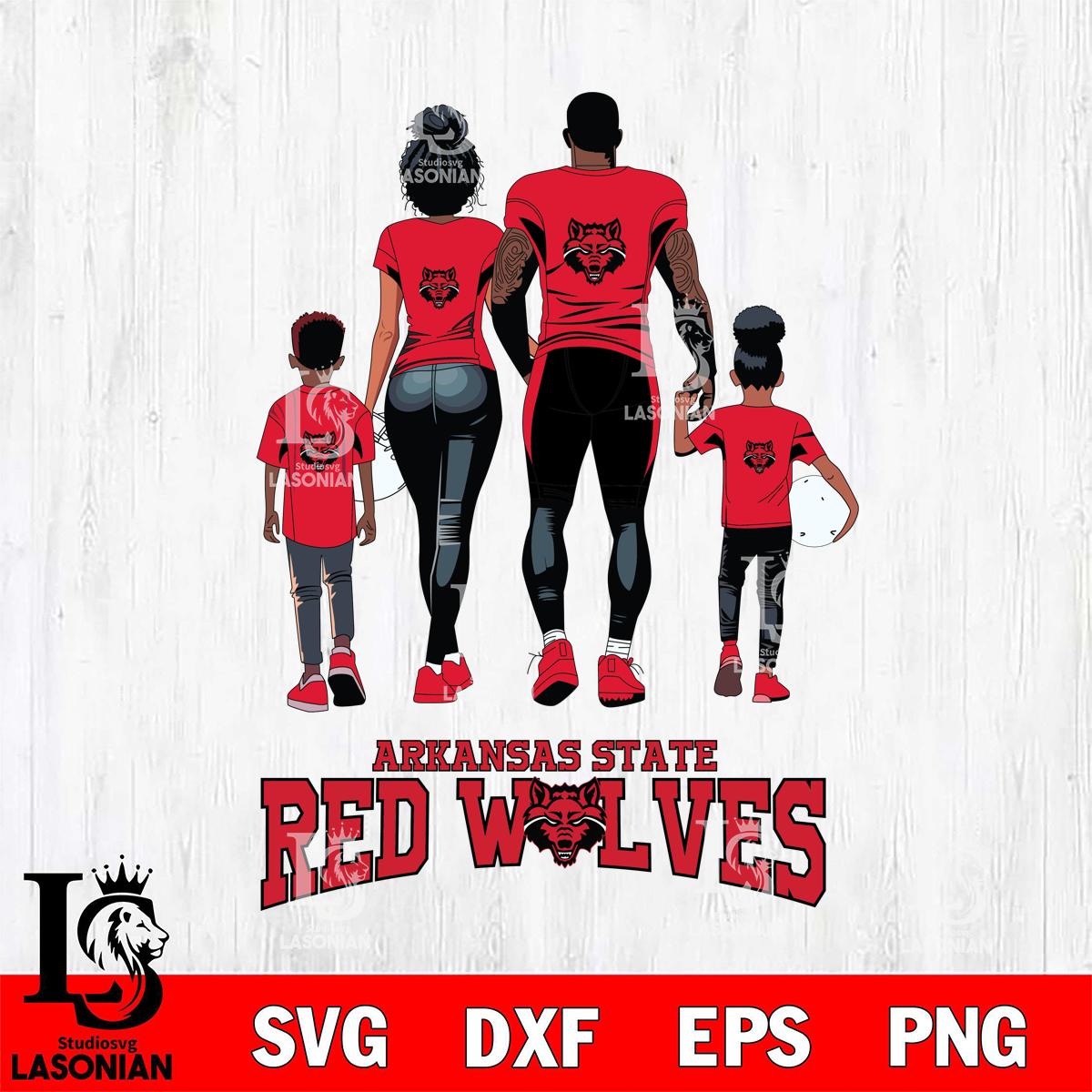 Arkansas State Red Wolves Family Love Rugby – lasoniansvg