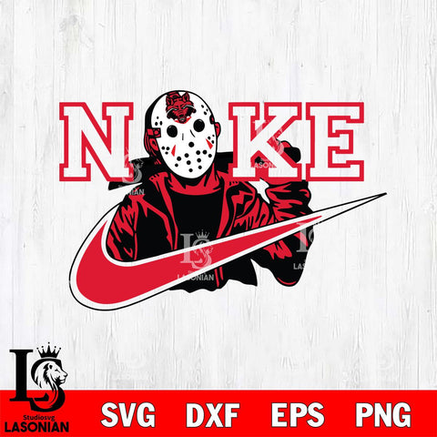 Arkansas State Red Wolves Jason Voorhees Nike Svg Eps Dxf Png File, Digital Download, Instant Download