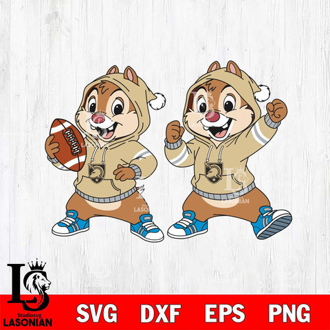 Army Black Knights Chip và Dale Football File Cut, NCAA SVG DXF EPS PNG FILE, Digital Download , Criucut , Silhouette