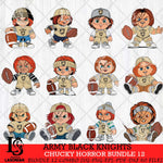 Army Black Knights Chucky Horror Bundle 12 SVG Eps Dxf Png File, Bundle NCAA svg, Digital Download, Instant Download