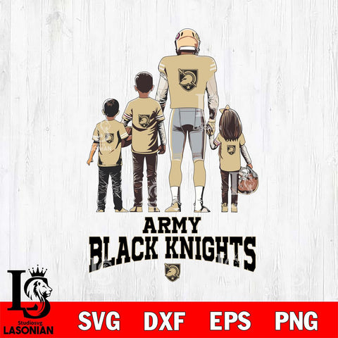 Army Black Knights Father Football SVG DXF EPS PNG FILE,NCAA SVG, Father day Digital Download,Instant Download, Silhouette