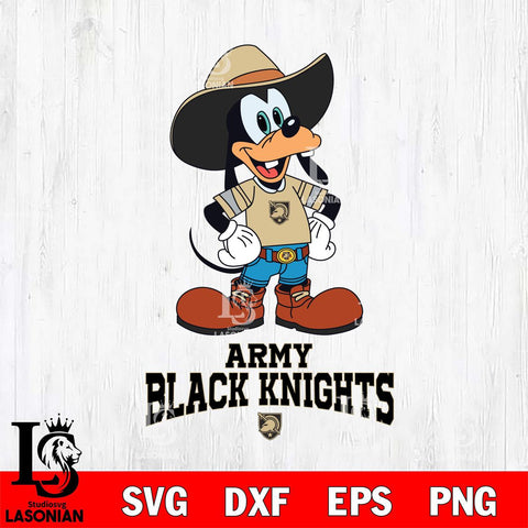 Army Black Knights Goofy Cowboy Sport SVG DXF EPS PNG FILE,NCAA svg ,Football Digital Download,Instant Download, Silhouette