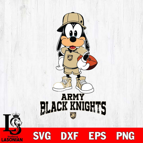 Army Black Knights Goofy rugby SVG DXF EPS PNG FILE,NCAA svg ,Football Digital Download,Instant Download, Silhouette