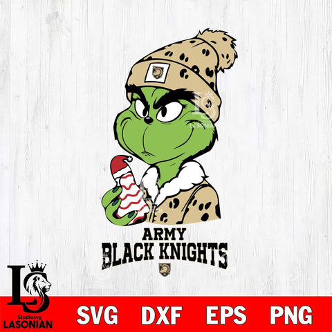Army Black Knights Grinch Tree Cake Svg Eps Dxf Png File, Digital Download, Instant Download