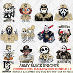 Army Black Knights Halloween Bundle 12 SVG Svg Eps Dxf Png File, NCAA bundle svg, Digital Download, Instant Download