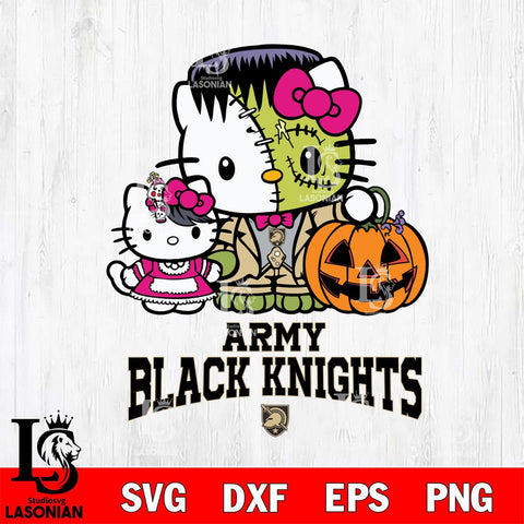 Army Black Knights Hello Kitty Horror 10 Svg Eps Dxf Png File, Digital Download