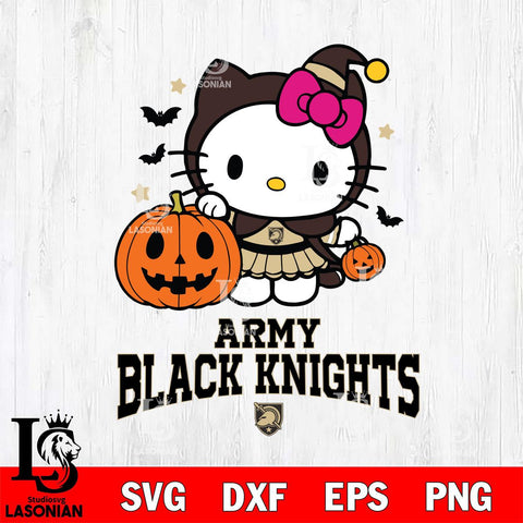 Army Black Knights Hello Kitty Horror 1 Svg Eps Dxf Png File, Digital Download