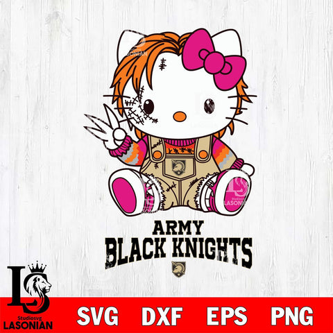 Army Black Knights Hello Kitty Horror Svg Eps Dxf Png File, Digital Download