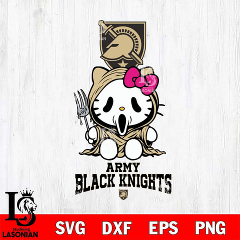 Army Black Knights Hello Kitty Horror 4 Svg Eps Dxf Png File, Digital Download