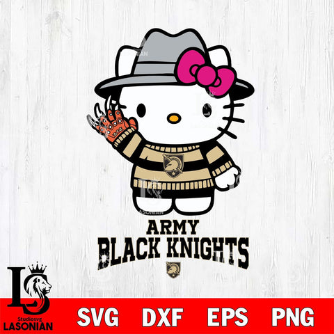 Army Black Knights Hello Kitty Horror 6 Svg Eps Dxf Png File, Digital Download