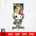 Army Black Knights Hello Kitty Horror 8 Svg Eps Dxf Png File, Digital Download