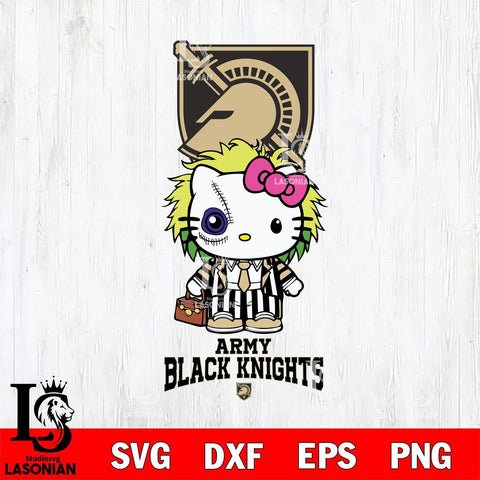 Army Black Knights Hello Kitty Horror 8 Svg Eps Dxf Png File, Digital Download