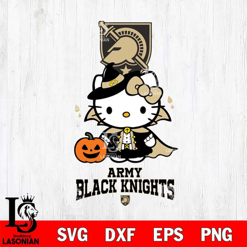 Army Black Knights Hello Kitty Horror 9 Svg Eps Dxf Png File, Digital Download