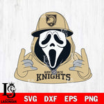Army Black Knights Horror Character Ghostface Sport Svg Eps Dxf Png File, NCAA svg, Digital Download, Instant Download