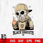 Army Black Knights Jason Voorhees Horror 9 Svg Eps Dxf Png File, NCAA svg, Digital Download, Instant Download