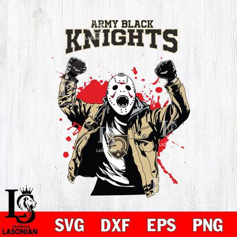 Army Black Knights Jason Voorhees Horror Halloween 3 Svg Eps Dxf Png File, NCAA svg, Digital Download, Instant Download