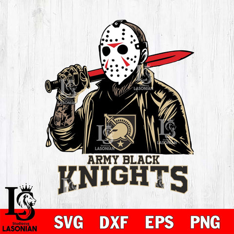 Army Black Knights Jason Voorhees Horror Halloween Svg Eps Dxf Png File, NCAA svg, Digital Download, Instant Download