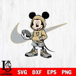 Army Black Knights Mickey Wearing Hoodie Sport Svg Eps Dxf Png File, NCAA svg, Digital Download, Instant Download