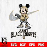 Army Black Knights Mikey Mouse Disney NIKE, Svg Eps Dxf Png File, Digital Download