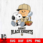 Army Black Knights Peanuts Snoopy Champion football SVG DXF EPS PNG FILE,Snoopy File Cut, NCAA Digital Download,Instant Download,Christmas Silhouette