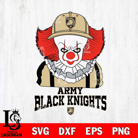 Army Black Knights Pennywise Horror Sport 10 Svg Eps Dxf Png File, Digital Download