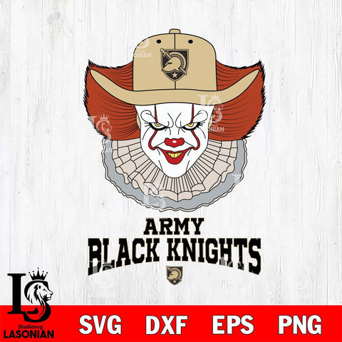 Army Black Knights Pennywise Horror Sport 12 Svg Eps Dxf Png File, Digital Download