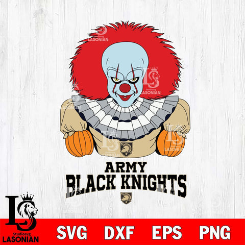 Army Black Knights Pennywise Horror Sport 3 Svg Eps Dxf Png File, Digital Download