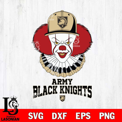 Army Black Knights Pennywise Horror Sport 4 Svg Eps Dxf Png File, Digital Download