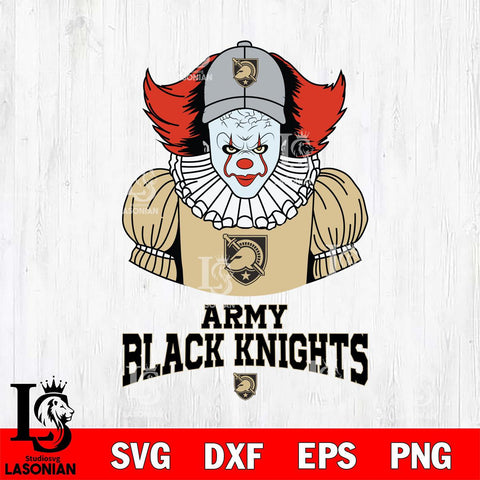 Army Black Knights Pennywise Horror Sport 7 Svg Eps Dxf Png File, Digital Download