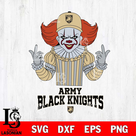 Army Black Knights Pennywise Horror Sport 8 Svg Eps Dxf Png File, Digital Download
