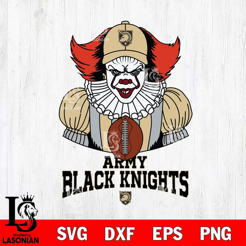 Army Black Knights Pennywise Horror Sport 9 Svg Eps Dxf Png File, Digital Download