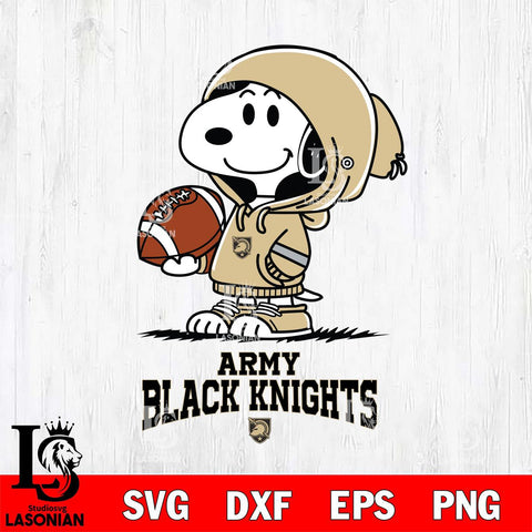 Army Black Knights Snoopy Football Svg Eps Dxf Png File, NCAA svg , Digital Download , Instant Download, Cricut File