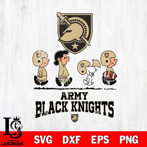 Army Black Knights Snoopy Sport 12 Svg Eps Dxf Png File, Digital Download