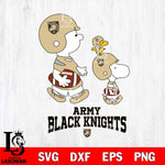 Army Black Knights Snoopy Sport Svg Eps Dxf Png File, Digital Download