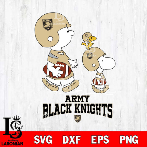 Army Black Knights Snoopy Sport Svg Eps Dxf Png File, Digital Download