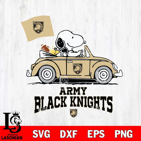 Army Black Knights Snoopy Sport 5 Svg Eps Dxf Png File, Digital Download