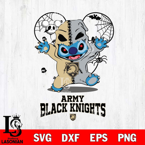 Army Black Knights Stitch Horror Halloween 2 Svg Eps Dxf Png File, Digital Download, Instant Download